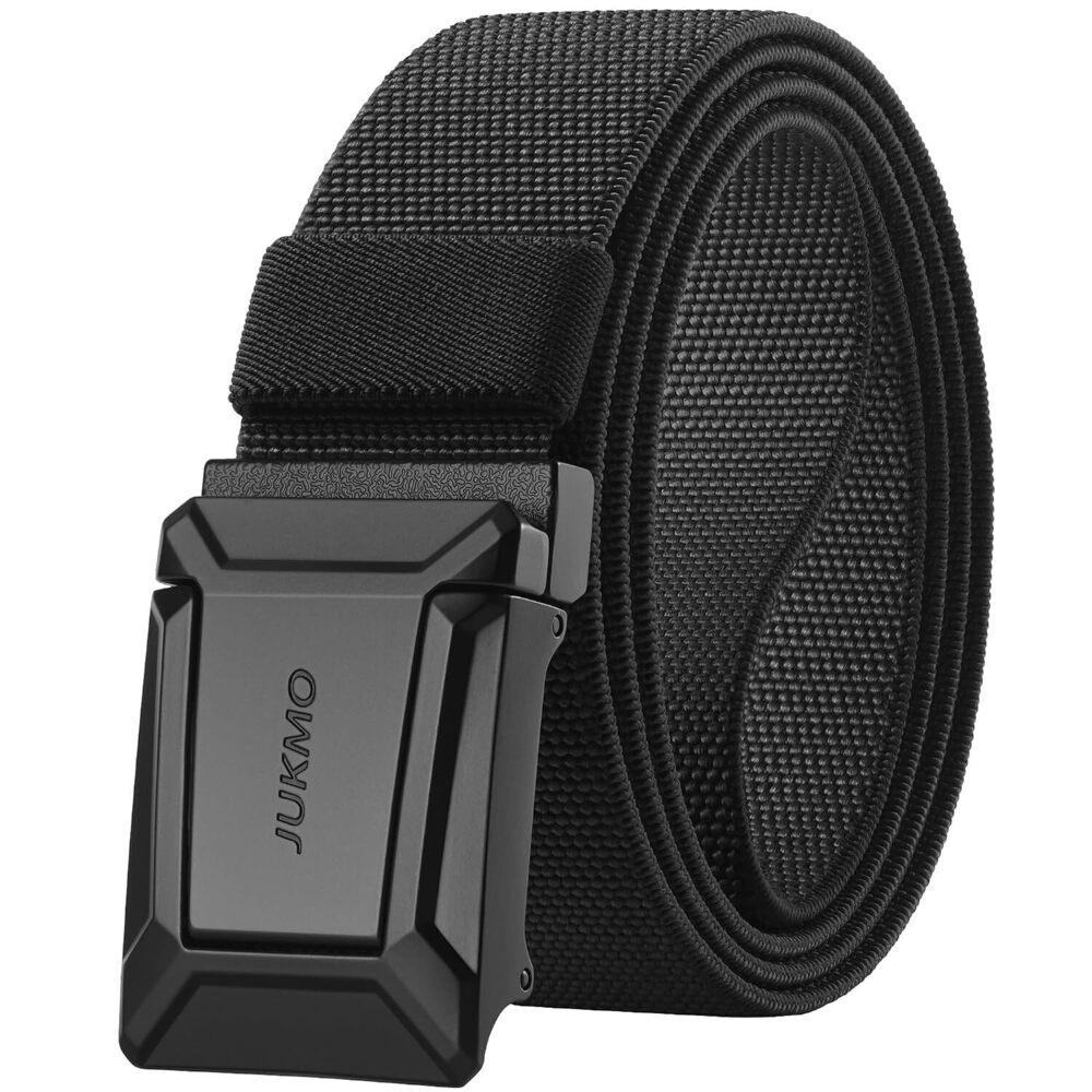 Elastic Tactical Belt Men 1.5" Nylon Web Quick Release